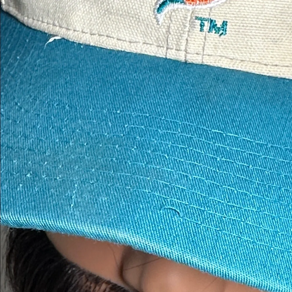 Team NFL Miami Dolphins vintage Cap with Teal Brim